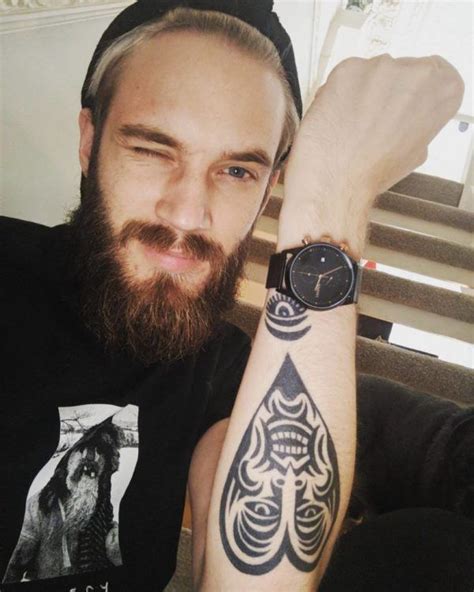 pewdiepie tattoo|pewdiepie body art.